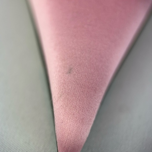 Mach & Mach RARE Double Bow Crystal-embellished Pink Satin Slingback Heels - Picture 10 of 16